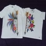 Couple Hand Painting T Shirt